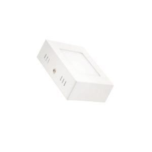 Plafón Superficie 12W Blanco Cuadrado