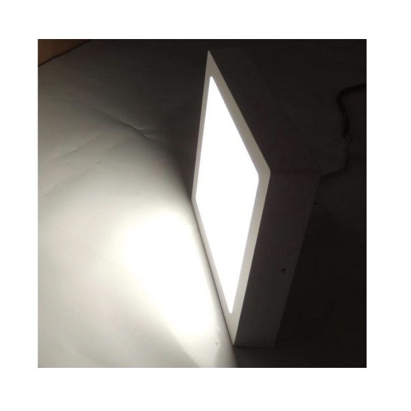 Plafón Superficie 24W Blanco Cuadrado Encendido Luz neutra