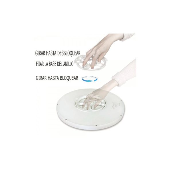 Plafón Slim 36W Blanco Superficie Apertura