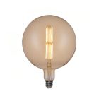 Bombilla Globo Filamento 7W E27 Luz cálida Encendida