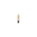 Bombilla Vela E14 Filamento Dimable 4W Luz cálida