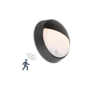 Plafón Media Luna Sensor Superficie 14W Luz neutra