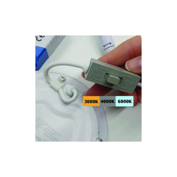 Downlight Empotrar 18W CCT Blanco Botón Tonalidades