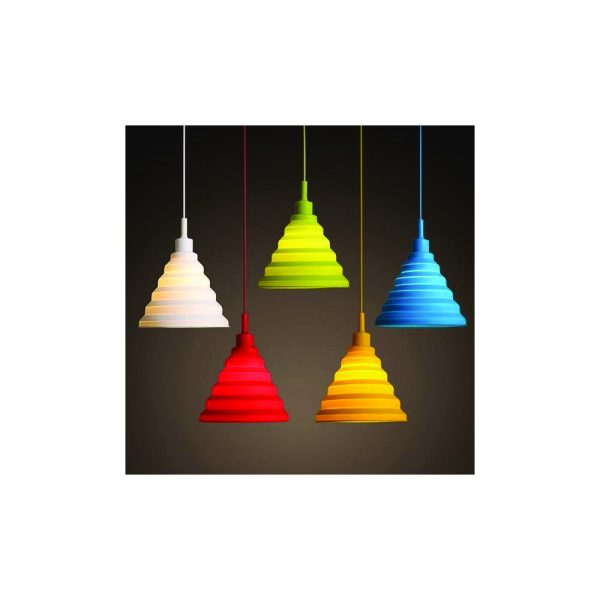 Lámpara Silicona E27 Colores Varios