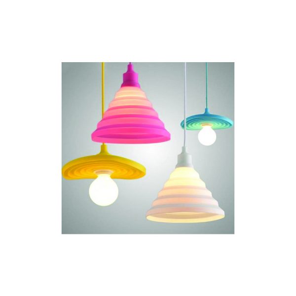Lámpara Silicona E27 Colores Varios Formato