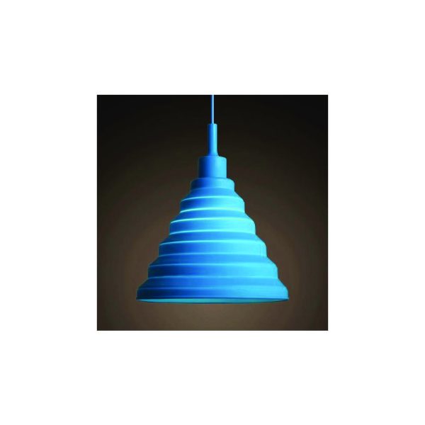Lámpara Silicona E27 Colores Extendido Azul