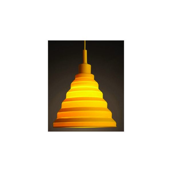 Lámpara Silicona E27 Colores Extendido Amarillo