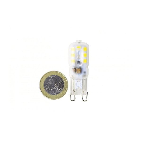 Bombilla G9 2.5W Luz cálida Tamaño
