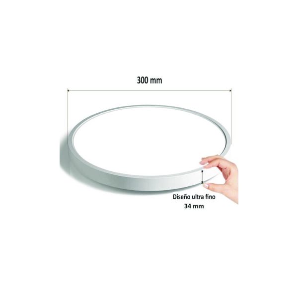 Plafón Superficie 20W RGB CCT Blanco Medida