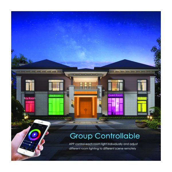Plafón Superficie 20W RGB CCT Blanco Ejemplo lugares