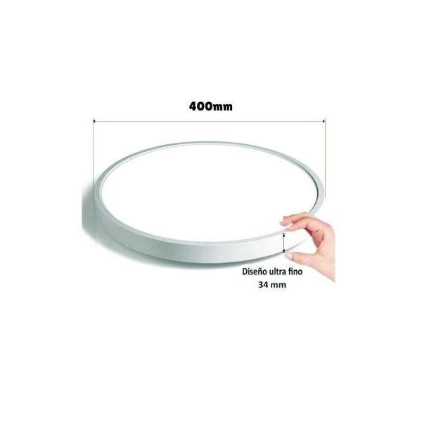 Plafón Superficie 24W RGB CCT Blanco Medida