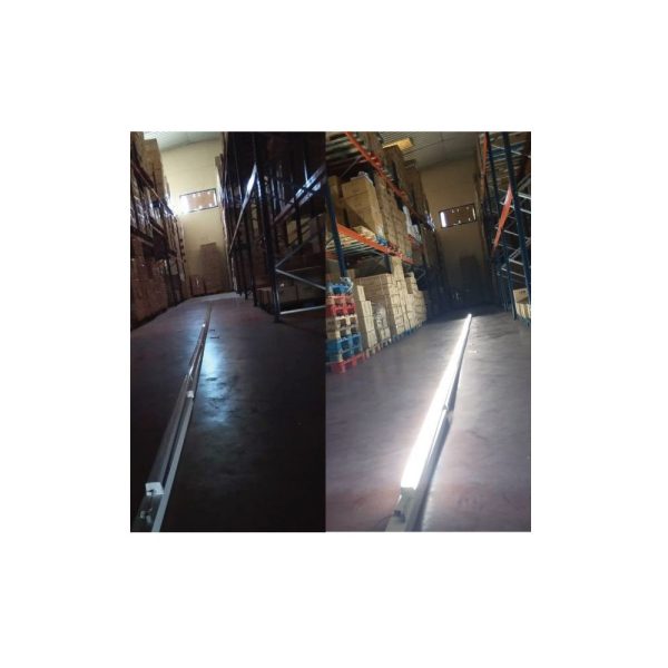 Barra Lineal Transparente 120cm Conectable Luz fría Ejemplo Lugar