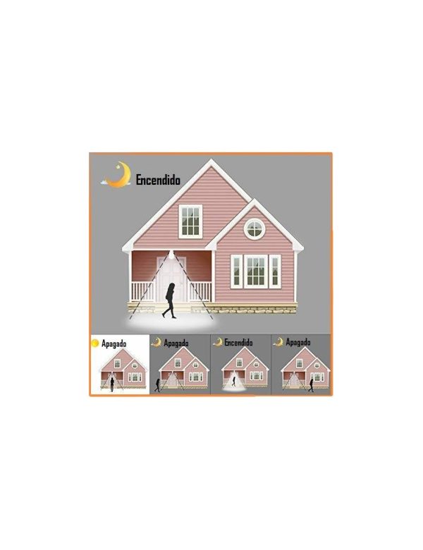 Bombilla Sensor A70 10W Luz fría Funcionamiento