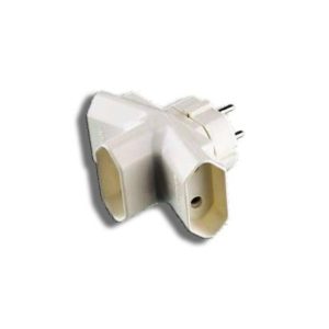 Enchufe Triple Superficie