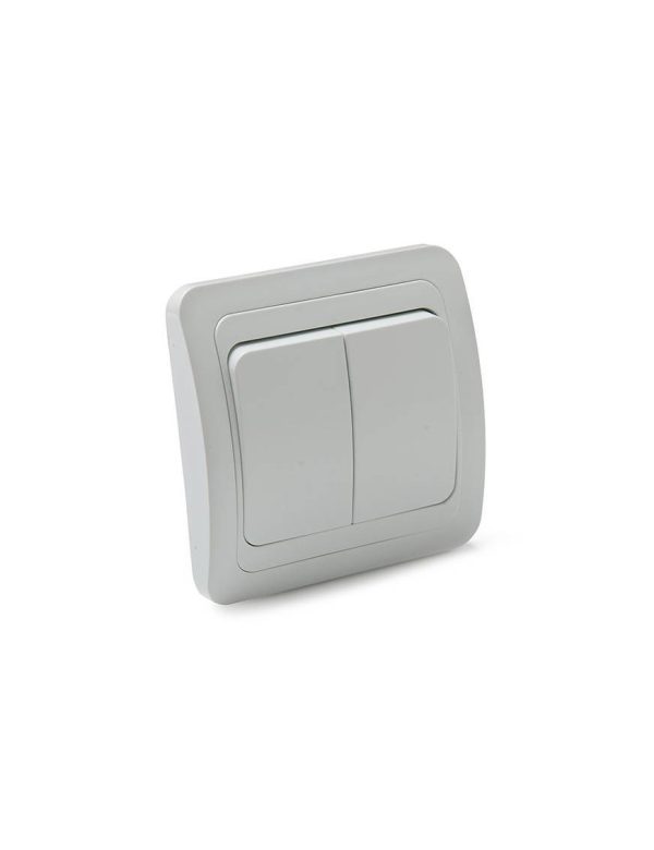 Interruptor Doble Pared Blanco
