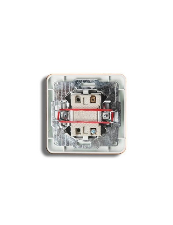 Interruptor Simple Pared Blanco Interior