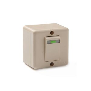 Interruptor Simple Superficie Blanco