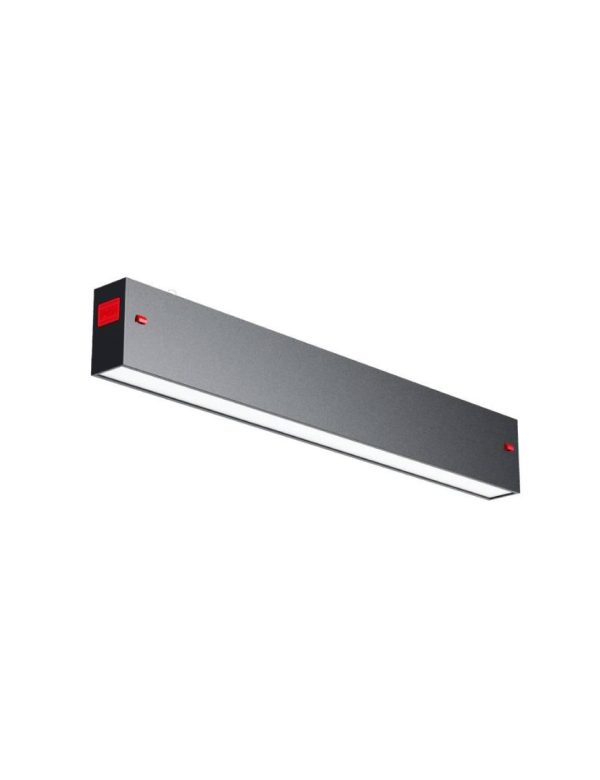 Luminaria Lineal Carril Mágico 12W Negro