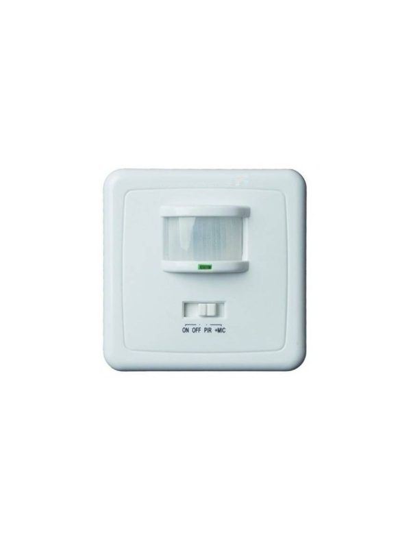 Sensor Movimiento y Sonido Blanco Frontal