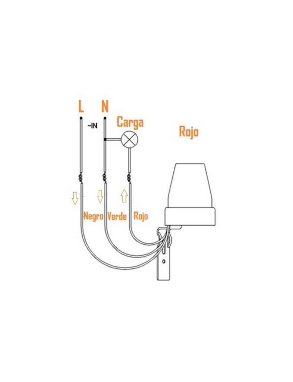 Luz Control Sensor Instalación