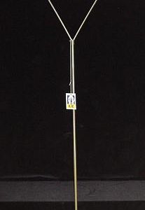 Lámpara de Pie 055-PE Cuadrado Cristal Bombilla G9