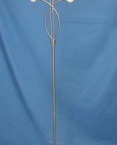 Lámpara de Pie 085-P1 Redonda Blanco Cristal Bombilla G9