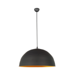 Lámpara Colgante Negra DD-400 Encendida