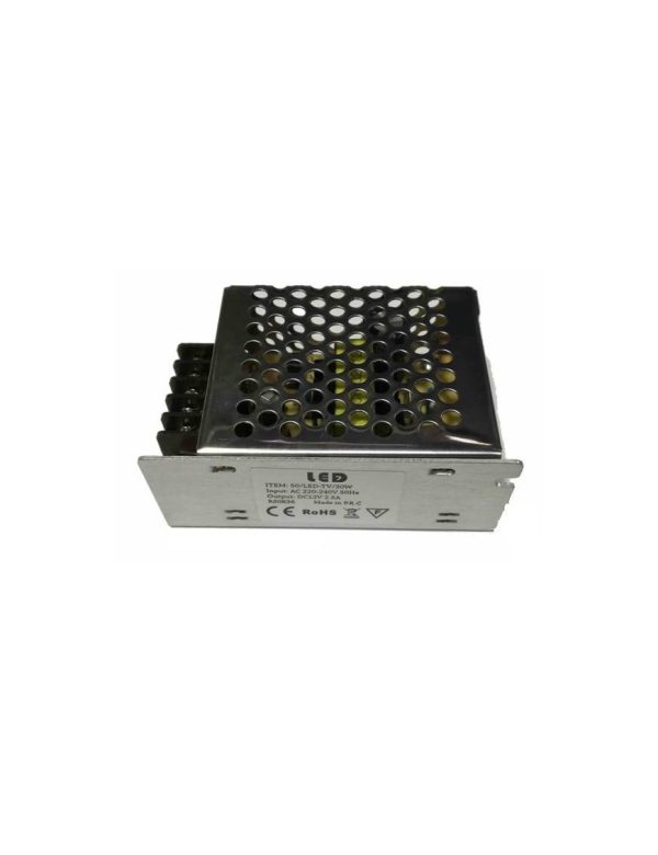Transformador 12V de 30W Uso Interior Lateral