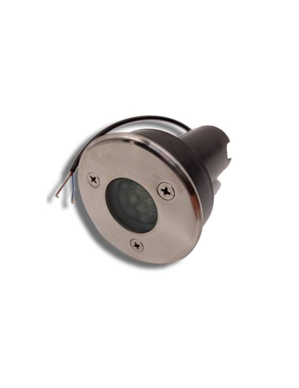 Foco Empotrar Suelo 3W Inox