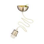 Lámpara Colgante 58-001-SH Color Gris Base Redonda