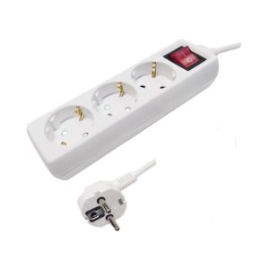 Regleta Base 3 Tomas con Interruptor