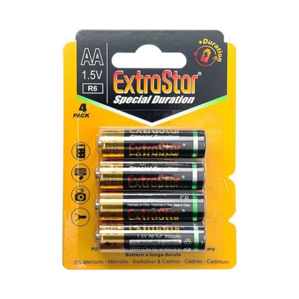 Pilas AA Blíster 4