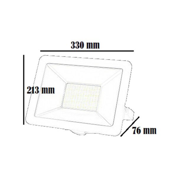Proyector LED 100W 3000K / FL4-100W-3K - Imagen 2