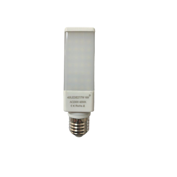 Bombilla LED Rectangular E27 de 7W 4K / 40-LED-E27-7W-NW