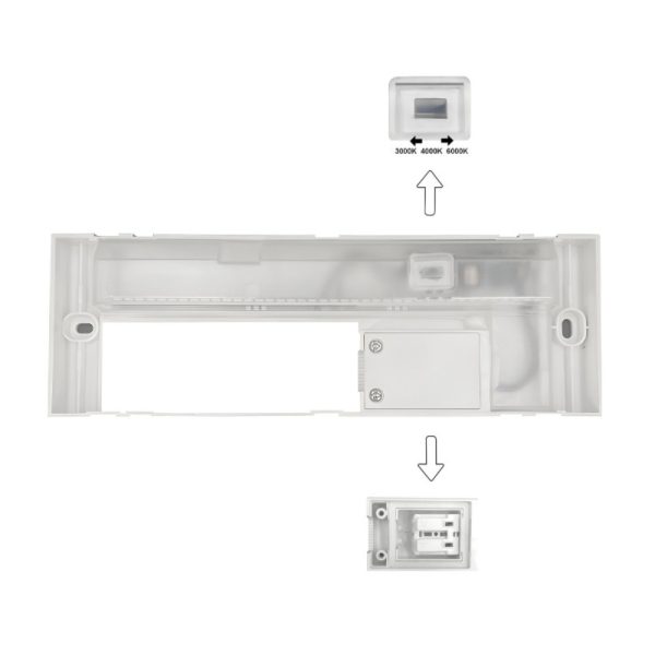 Baliza Luna Fina Superficie 6W IP65 Blanco CCT / WAL-61035-WH - Imagen 5