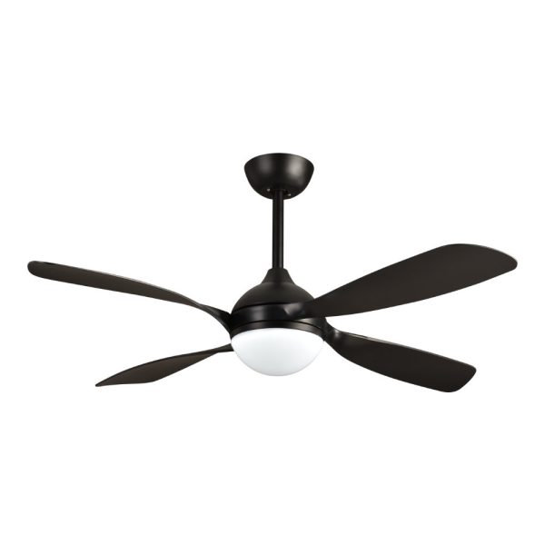 Ventilador 4 Palas Negro / LEDFAN-0101BK3CCT