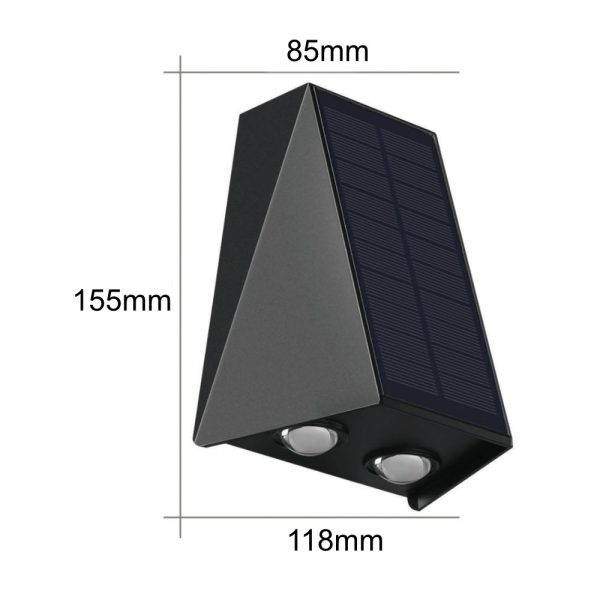 Aplique Solar 3LED 20W / ALR-B1268-CCT - Imagen 2