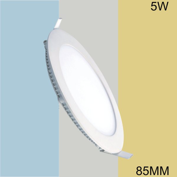 Downlight LED Slim 5W "3in1" 3 tonos de luz CCT / 57-LED-DW085-R-CCT