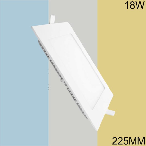 Downlight LED Slim 18W "3in1" 3 tonos de luz CCT / 57-LED-DW225-Q-CCT