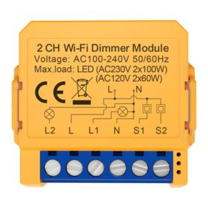 Controlador Inteligente Regulador 2 Canales / CON-WIFI-2CH-DIM