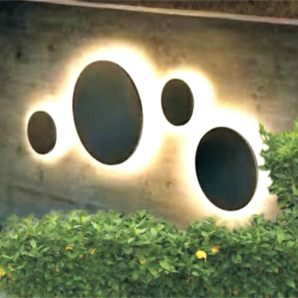 Aplique De Pared Circular Eclipsis 9W CCT Negro IP65 / CCT-M120-BK - Imagen 8