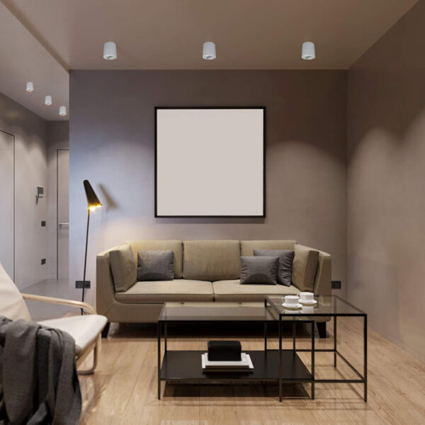 Aplique de Techo Cilindro Blanco / CL-8080R-WH - Imagen 7