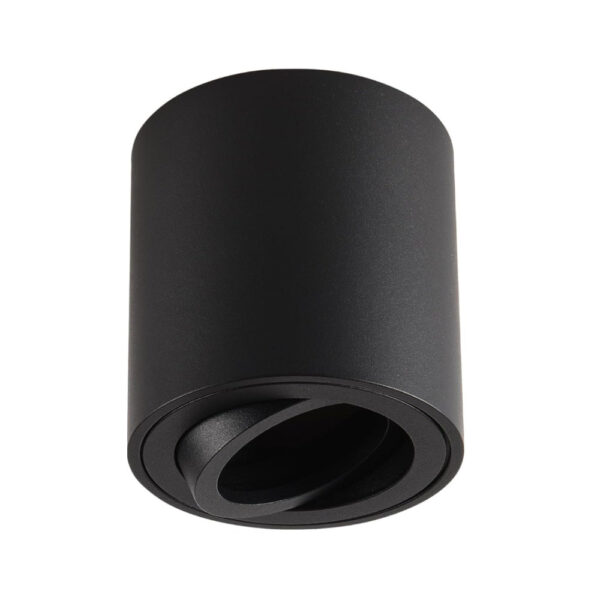 Aplique de Techo Cilindro Negro / CL-8080R-BK