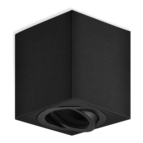 Aplique de Techo Cuadrado Negro / CL-8080Q-BK