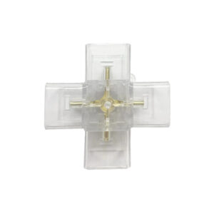 Conector Cruz 4 vías Para Panel de Abeja LED LR-4C90