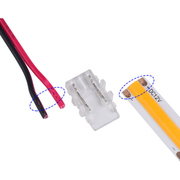 Conector Tira Led Intermedio 2 Pines 8mm MN20-B8C-2P - Imagen 5
