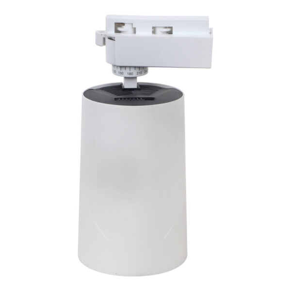 Foco Carril Monofásico 30W Blanco con 3 Colores de Luz 3K 4K 6K  CCT-M02-30W-WH - Imagen 4