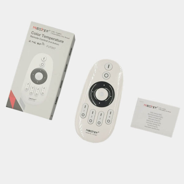 Mando RF Monocolor para Regulador LED CCT 4 Zonas MiBoxer FUT007 / CON-MB-FUT007 - Imagen 10