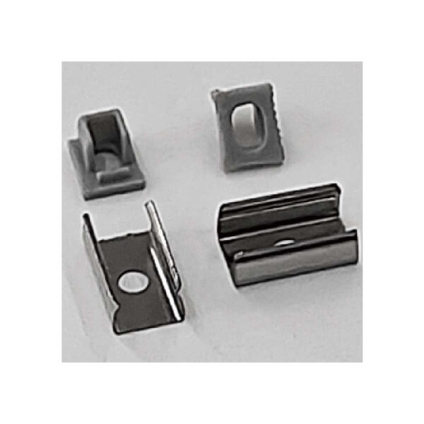 Perfil de Aluminio 8mm Superficie 2m para Tira LED hasta 6 mm 57-SW0809-2M - Imagen 3
