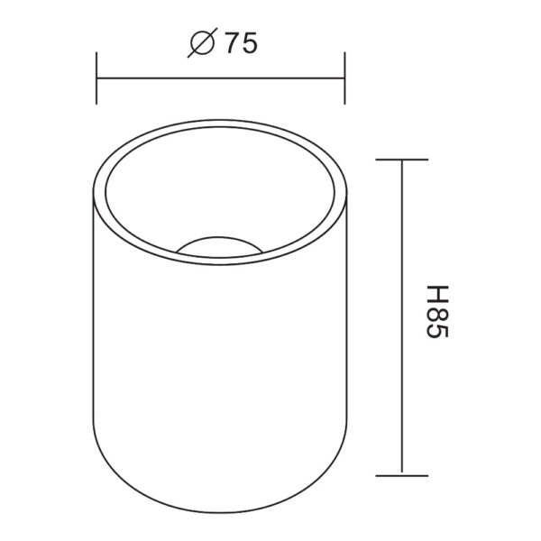Aplique de Techo Blanco / CCT-DP7585-WH - Imagen 2